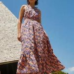 J.Crew Harbour side-cutout dress in painted block print Photo 4