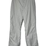 Columbia Women’s Small Vertex Ski Pants Snowboard Gaiters Zip-Fly Pockets Gray Photo 0