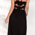 Milan kiss black midi dress Size L Photo 1