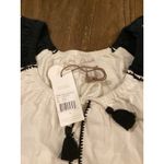 Cleobella  Kimaya Embroidered Puff Sleeve Mini Dress in Black & White Size S NWT Photo 8