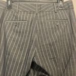 Club Monaco - Wool Blend Flare Grey Stripe Pattern Dress Pants Slacks- Size 6 Photo 5