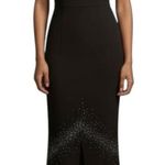 Niki by Niki Livas Vintage Beaded Mermaid Black Maxi Dress 6 Photo 0