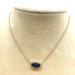 Kendra Scott Indigo Blue Drusy 18 inches Length Photo 0