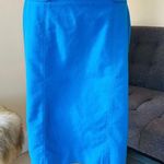 Valerie Bertinelli  blue pencil skirt Photo 4