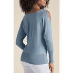 Venus NWOT Blue Embellished Cold Shoulder Sweater sz XXXL Photo 3