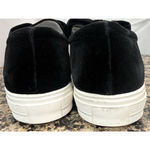 Nine West Onosha Black Slipon Round Toe Velvet Sneaker Wo’s Size 11 Photo 8