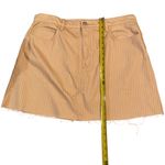 frame denim FRAME  High N Tight Striped Denim Mini Skirt Size 34 Photo 6