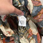 Patrons of Peace  Floral Cropped Peplum Top Size Large Photo 3