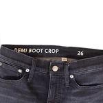 J.Crew  9" demi-boot crop jean in Charcoal wash 26 Photo 3
