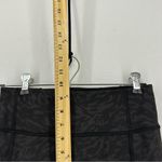 Athleta  Rainer Cheetah Printed Tight Leggings Pocket Reflective Small Black Photo 6