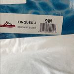 Jeffrey Campbell Linques Jellies, Red & Shiny Silver. Sz. 9, NWT Photo 7