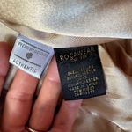 Rocawear Gold Faux Leather Y2K Bomber Jackets Sz Large Photo 3