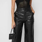 Maniere De Voir Vegan Croc Broken Heart Trousers/ US 6 Photo 0