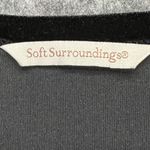 Soft Surroundings Dress 1X Black Velvet Pockets Dark Fairy Romantic Goth Whimsy Photo 9