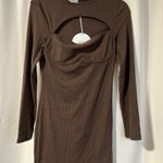 Princess Polly  Dress Long Sleeve Mini brown Photo 1