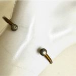 WHM rhinestone silver brass open cuff bracelet Photo 6