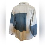 Miss Me  Long Sleeve Colorblock Patched
Denim Button Up Shacket Size Large Photo 1