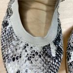 Yosi Samra Leather Snake Print ScLes Foldable Ballet Flat 5 Black Photo 5