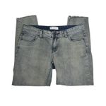 Free People  Womens 28 Distressed Crop Straight Jean Photo 3