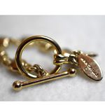 Ann Taylor Vintage  Amber/Butterscotch Gold Tone Rhinestone Accent Chain Necklace Photo 2