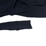 A.P.C. Justine Navy Corduroy Straight Leg Belted Long Sleeve Jumpsuit Size 2 Blue Photo 9