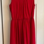 Iz Byer  Red Dress Mini Photo 0
