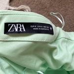 ZARA Mint green Ruched skirt Photo 2