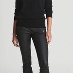 Reiss NWT COLEEN 100% CASHMERE ROLL NECK Black JUMPER Photo 0