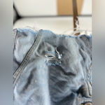 We The Free distressed button fly denim mini skirt size 27 100% cotton Photo 12