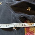 Rails Kate Silk Animal Stars Print Shirt (Sz Small) Black & Gold 100% Silk Photo 13