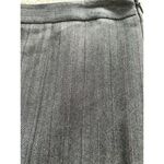 Loft Ann Taylor  Womens Gray Pinstripe Flare Mini Skirt Size 4 Photo 1