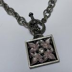 Women's Signed CAMCO Costume Necklace Pray Charm Photo 1