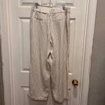 A New Day Women's Striped High Waist Pants Size 10 Career Casual Linen Blend Photo 4