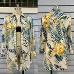 Vintage 90s/Y2K Kit Cornell Western Pearl Snap Button Shirt Dress Multi Size 6 Photo 2