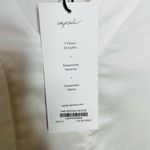 Vetta Women's White Sheer The Reversible Minimal Blouse Size Small S NWT Capsule Photo 4