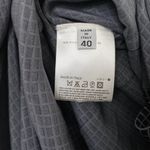 Maison Margiela Geometric Midi Silk Shirt Dress Black Size 4 Photo 4