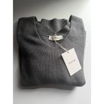 Everlane $118 New  The Slouchy V-Neck in Cotton - Heathered Charcoal - Small Photo 3