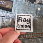 Urban Outfitters  Rag Union x Lee Metallic Paint Splatter Denim Shorts Size 32 Photo 6