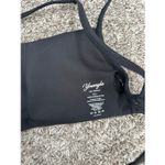 Gymshark YoungLa W363 Back it Up Top Sports Bra Square Neck Open Black Strappy Black S Photo 4