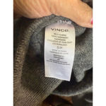 Vince  Cashmere Full Zip Hoodie Dark Grey Women Small Photo 8