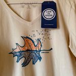 Life is Good  Autumn Leafscape Long Sleeve Crusher Lite Tee Women's SZ S  NEW Photo 1