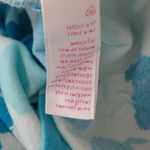 Victoria's Secret Victoria Secret L Flannel Scottie Dog Pajamas Sleep Top in Turquoise Yellow Photo 3