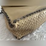 Bottega Veneta Bottega Veneta Fold Over Woven Leather With Python Shoulder Bag Handbag Photo 6