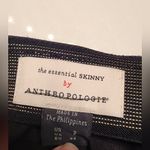 Anthropologie The Essential Foil-Printed Tuxedo Women’s Black Trousers Size 2 Photo 12