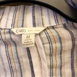 Cato Linen Blend Striped Blazer blue white Medium Photo 2