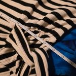 Striped Black and White Mini Dress Size XS Photo 8