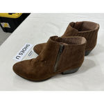 Spirit Womans Tracy Brown Faux Suede Stretch Ankle Boots Size 9 M Photo 2