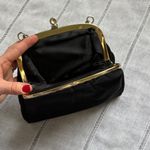 Unique Vintage Vintage Black Evening Bag With Floral Detailing Photo 10