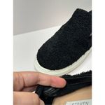 Steve Madden Steven New York Fuzzy Sneaker Size 7.5 Black Kimbel Faux Shearling Slip On Shoes Photo 8