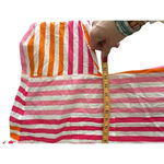 Beach Riot  Women's Pink Orange Alexa Sunset Stripe Button Down Shirt Size Large Photo 5